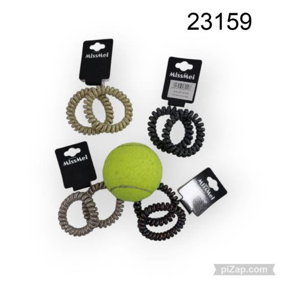 Imagen de COLITA DE PELO RULITOS BRILLOSA 11.25